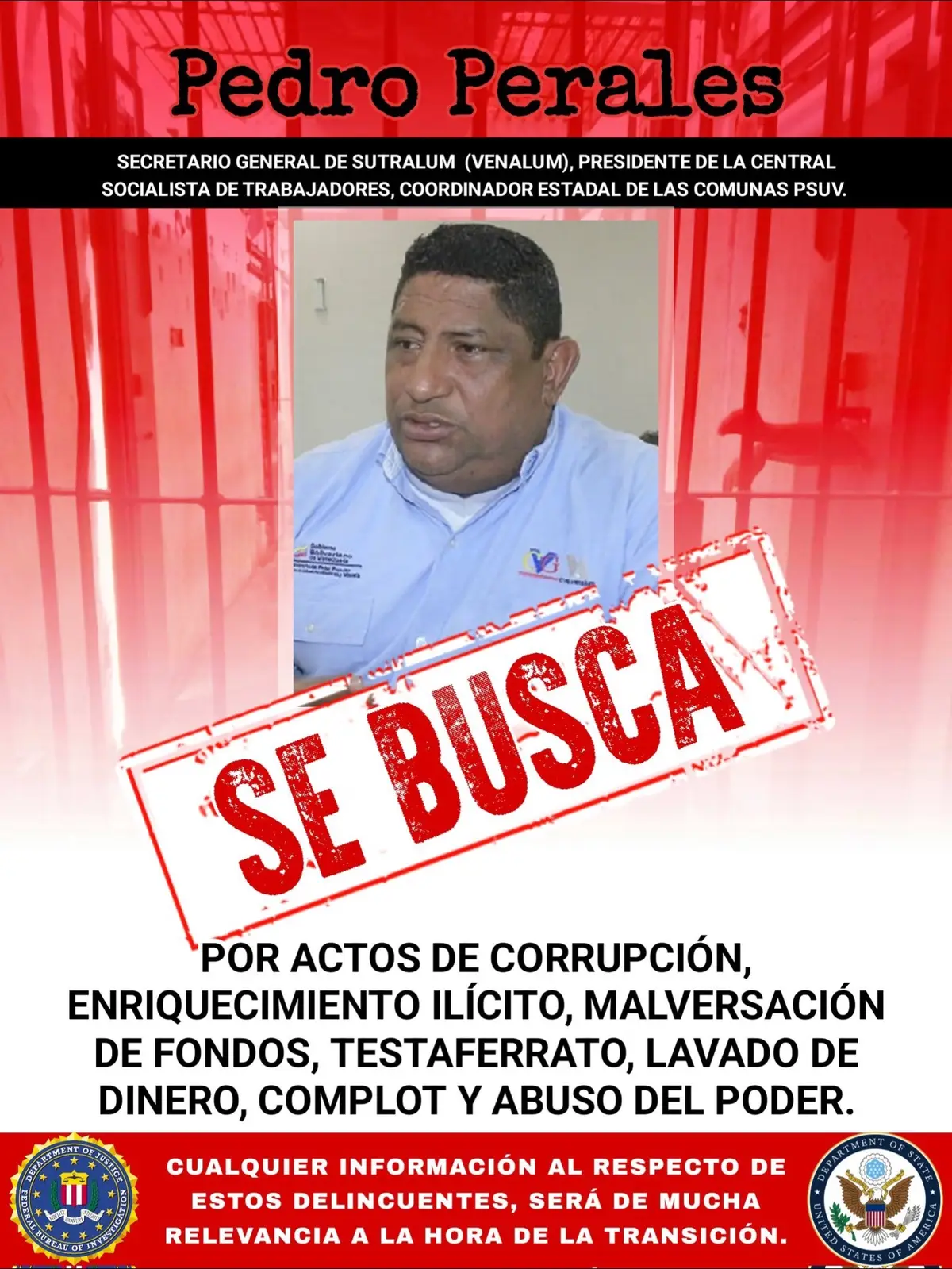 #SeBusca Pedro Perales, seudo sindicalista de @VENALUM_CVG uno de los principales firmantes del #Decreto2792 arma letal del régimen de maduro para acabar con los beneficios laborales de los trabajadores. @abogadosvenezu1 @Alexmezza948 @JPActivista @elverdugo009 @TerepaimaTere #parati #paratiiiiiiiiiiiiiiiiiiiiiiiiiiiiiii #guayana 