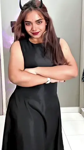 Black doesn't do elegant always💁‍♀️ but devil sometimes.  #blackdress #blackswan #fyp #longdress 