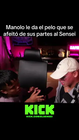 Manolo es un travieso JAAJAJAJAJ #viral #elsensei #clip #manolo #kick 
