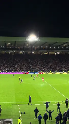 Goal from Half-way! Scenes at Hampden as Scotland brush aside Denmark 4-2 to reach World Cup #fyp #Scotland #golazo #goal 