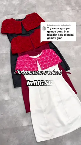 Membalas @Melan family buat kamu nih beb 🔥🔥 #bajunatal #bajuimlek #sinchia #christmasdress 
