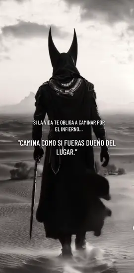Si la vida te obliga a caminar por el infierno… “Camina como si fueras dueño del lugar.” 🤌🏽✨🫀 #parati #frases #michaeljackson #anubis 