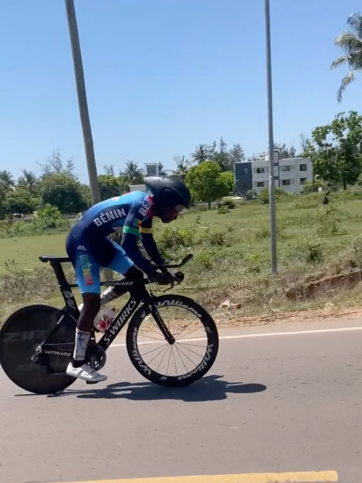 Team Benin in Diani - Twaja Nyumbani Pwani 🚴‍♂️! The CAC Road Cycling Africa Championships is hitting the scenic roads of Kwale.  19th–23rd November 2025!  Top cyclists from across the continent will battle it out for glory, pride, and the podium. @cac.africancyclingchampionship @golazogroup @golazoke  #cac2025 #Benincycling  #dianitiktokers  #thenomadicrasta  #TourDeFrance