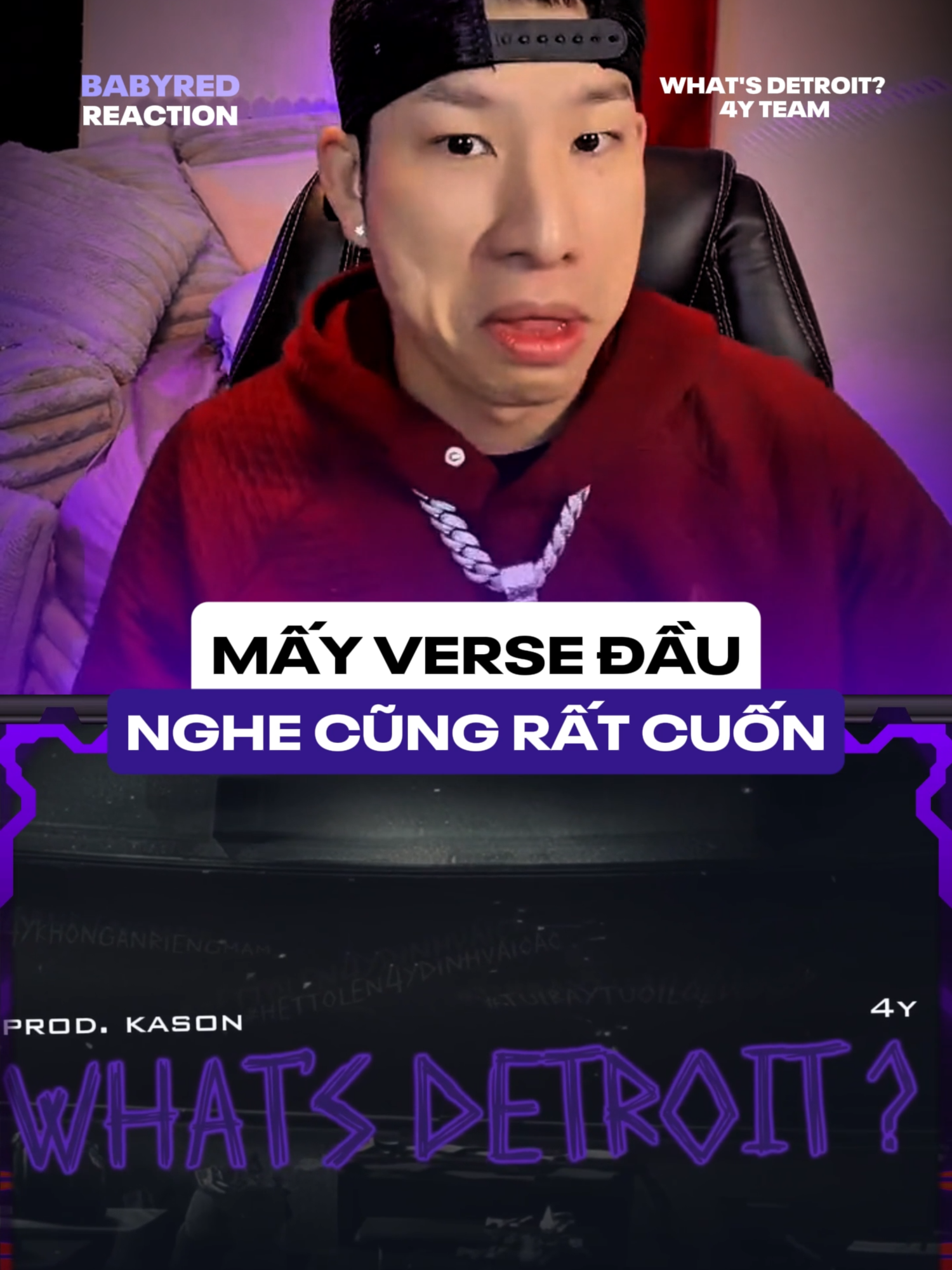 Mấy ver đầu nghe cũng hay đó chứ ae | BabyRed Reaction What's Detroit? #BabyRed #Hungxedap #Reaction #RapViet