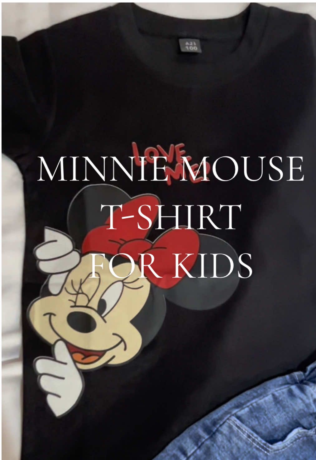 Baby tee t-shirt for kids 🤍  Affordable + 100% high quality cotton + comfy sa katawan .  #babytee #minniemouse #tshirt #tshirtforkids #shirt 