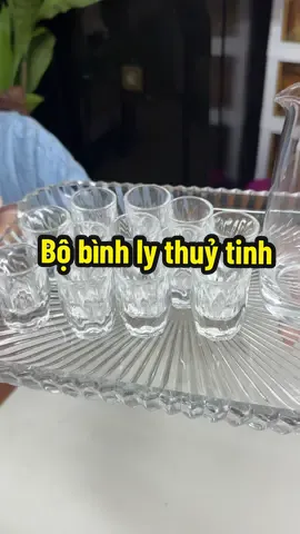 Nhà bác nào hay có cỗ bàn sắm bộ này đúng chân ái #lythuytinh #binhthuytinh #xuhuong #thuythothe 