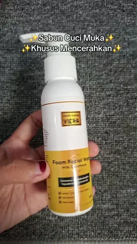 Facial Wash Khusus Mencerahkan mengandung Glutathione,Niacinamide,Centella Asiatica dan sdh BPOM🔥#vieraskincare #sonikscentsviera 