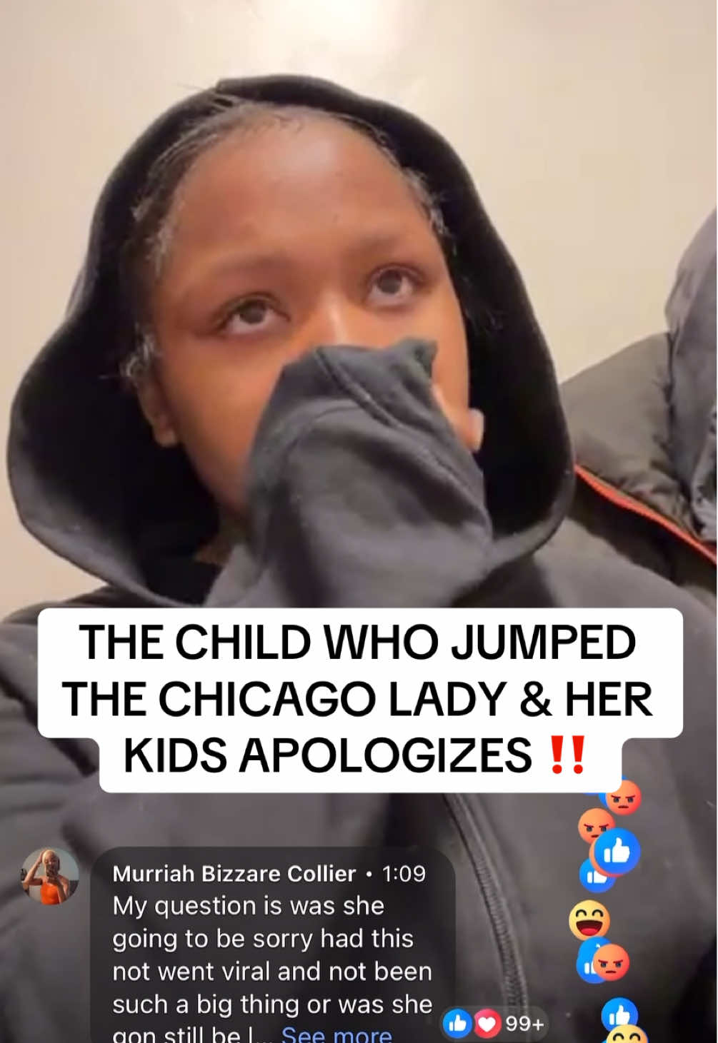 Guys this isn’t her mother in this video but The child involved in the assault of the Chicago women and her kids has apologized, this is the kid who hit her first… smh  #chicago #fyp #trending #viral #chicagosouthside 