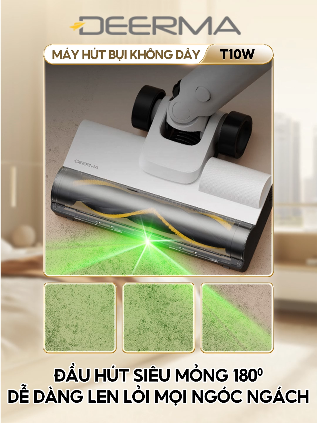 Bộ lọc HEPA H13 sáu lớp khóa chặt bụi mịn cho không khí trong nhà sạch hơn. #mayhutbuikhongday #anhsangxanh #luchutmanh #deermat10w #deermavietnam #deermapremium #deermadaily