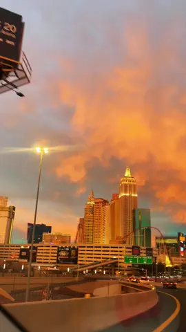 vegas skies after a rainy day 🌧️🌅