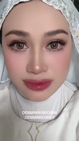 Siapa belum try.. limited special denmark edition syg.. 😍❤️ #faboulooks #contactlens #makeup #makeuptutorial #denmarkbrownfaboulooks 