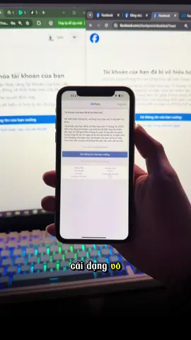 Cách khôi phục Facebook bị vô hiệu hóa bạn đã tìm hiểu chưa cùng thử cách này nhé #khoiphucfacebook #mokhoadinhchi180ngay #vohieuhoafacebook #dinhchi180ngay #vohieuhoa583 