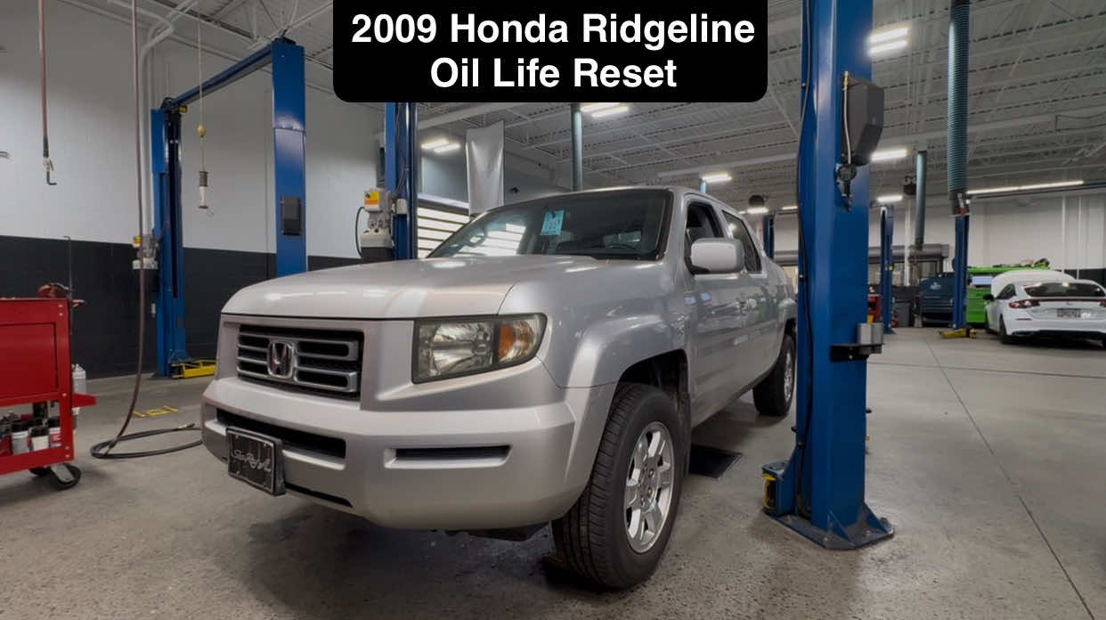 2009 Honda Ridgeline Oil Life Reset How-to video.  #honda #hondaoillifereset #oilchange To simplify it through text:   1. Turn the vehicle on, running or not running.  2. Using the select button located to the right of the speedometer toggling through until you see the oil life percentage.  3. While oil life is displayed; press and hold reset for 10 seconds until it starts flashing, then release.  4. After releasing the button; press and hold again for another 5 seconds which is when the oil life will reset to 100% and will stop flashing. I hope this video helped you get your oil life reset and you have an incredible day! Feel Free to Like, Subscribe/Follow and share! Thank you, God bless. Key Words: Automotive How to How-to Install part parts on my car easy step by step DIY diy Lol tag tags tag this Ford is the best Dodge Chrysler Jeep Ram Chevy Chevrolet GM GMC gmc junk Honda Toyota Buick Infinity Lexus Cummins Detroit Peterbuilt Freightliner Truck Car Oil change air filter rotate tires alignment front end work suspension lift lifted lowered bagged bags static wheels rims street mud off-road offroad cabin filter ball joint ball joints coil over leaf spring axle cv driveshaft halfshaft half-shaft repair and diagnostic fuel filter radiator alternator air ac A/C compressor drive serpentine belt timing chain guide fuel pump injector camshaft crankshaft cylinder block cylinder head brake caliper fluid hose coolant oil cooler air induction forced turbo supercharger supercharged nitrous oxide 1320 feet drag strip racing performance tube tune tunes slicks grips grip heater core condenser differential clutch slave door window motor glass windshield speedometer instrument cluster Speedo mph hp whp too fast for you so many words probably more than once lol engine engineer auto automatics automatically automatic manual charge charging system ECU PCM BCM Module modules ignition lock key fob thermostat gasket oring o-ring check engine light CEL throttle body cable sensor sensors glow plug evap canister purge valve knock O2 Oxygen power steering gear box 12v power supply strut bearing leaf spring springs sway bar end link tow towing suv sedan truck trailer dealer buying buy sell selling dash dashboard defrost defroster handle door ebrake emergency brake brakes park drive parking driving rotate rotation rotational noise sound leak leaking 