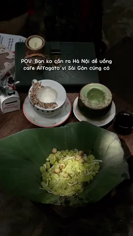 Cuối cùng thì cũng thưởng thức được Affogato ở Sài Gòn rùi 🍂🧺  #coffee #affogato#afeviewcafe #saigon #paophe 