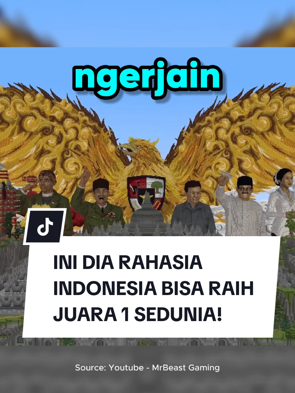 Ini dia rahasia Indonesia bisa raih juara 1 sedunia! #Minecraft #minecraftindonesia #senovshop 
