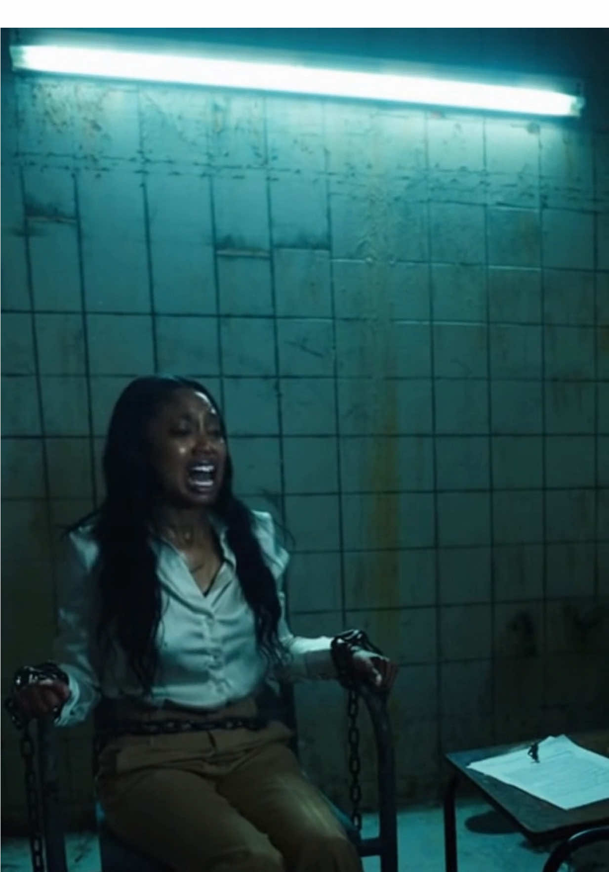 The EBT psychological horror thriller skit! Instead of trying to survive the trap, she has a meltdown and screams for government benefits! #viral #trending #fyp #funny #snapbenefits 