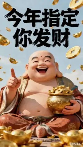弥勒佛笑大吉大利发大财#弥勒佛 #国学文化 #财神爷#财神爷保佑 点关注接好运
