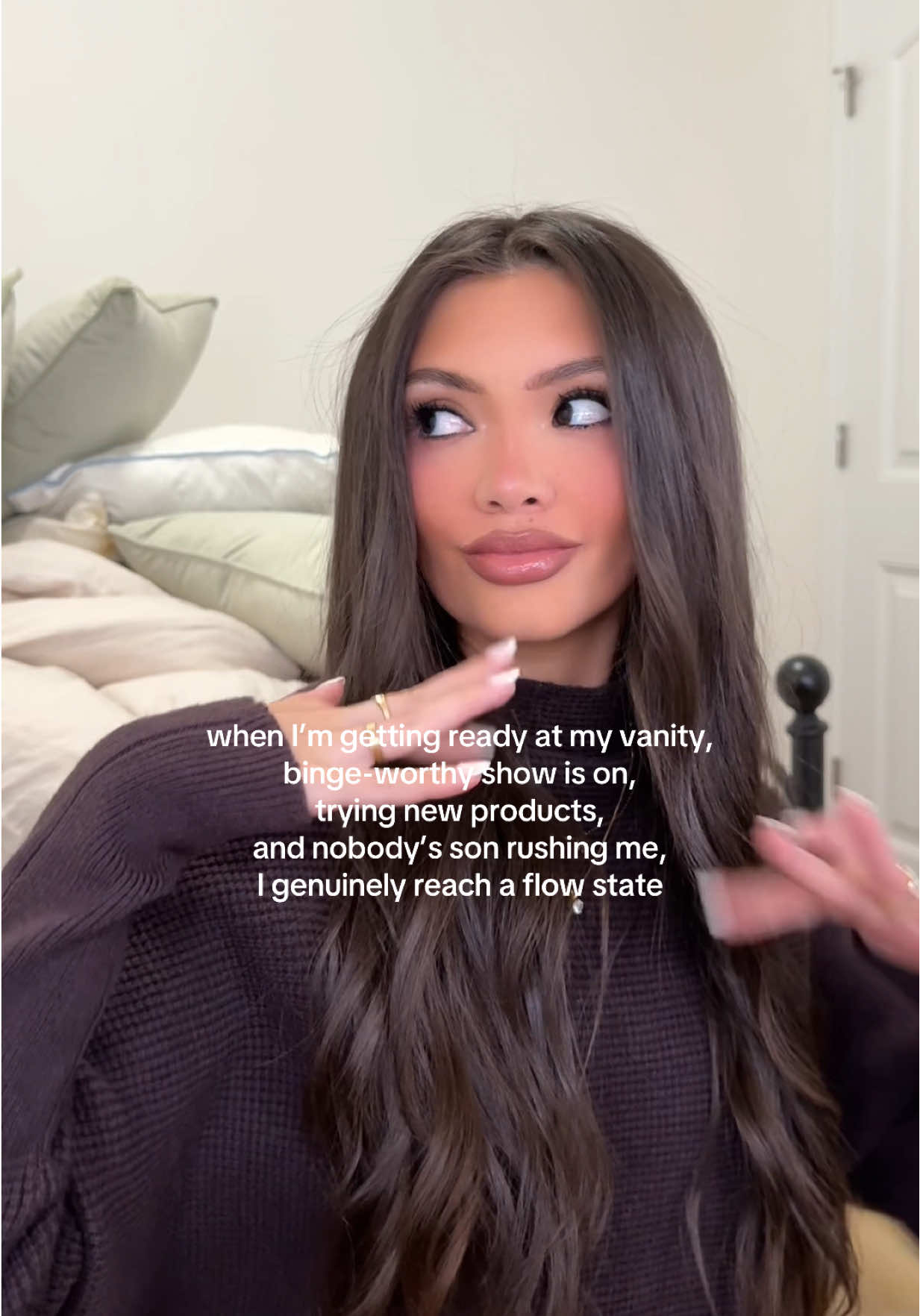 & just straight vibesss #girlytok #grwmroutine #makeuptok #BeautyTok #gettingready  