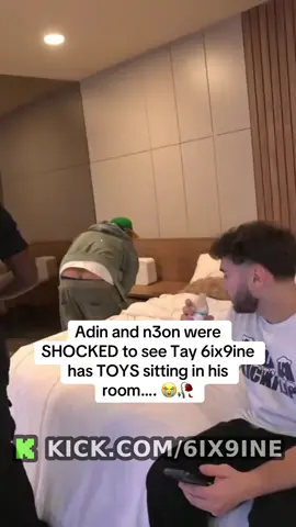 Adin and n3on were SHOCKED to see Tay 6ix9ine has TOYS sitting in his room…. 😭🥀 #adinross #6ix9ine #n3on 