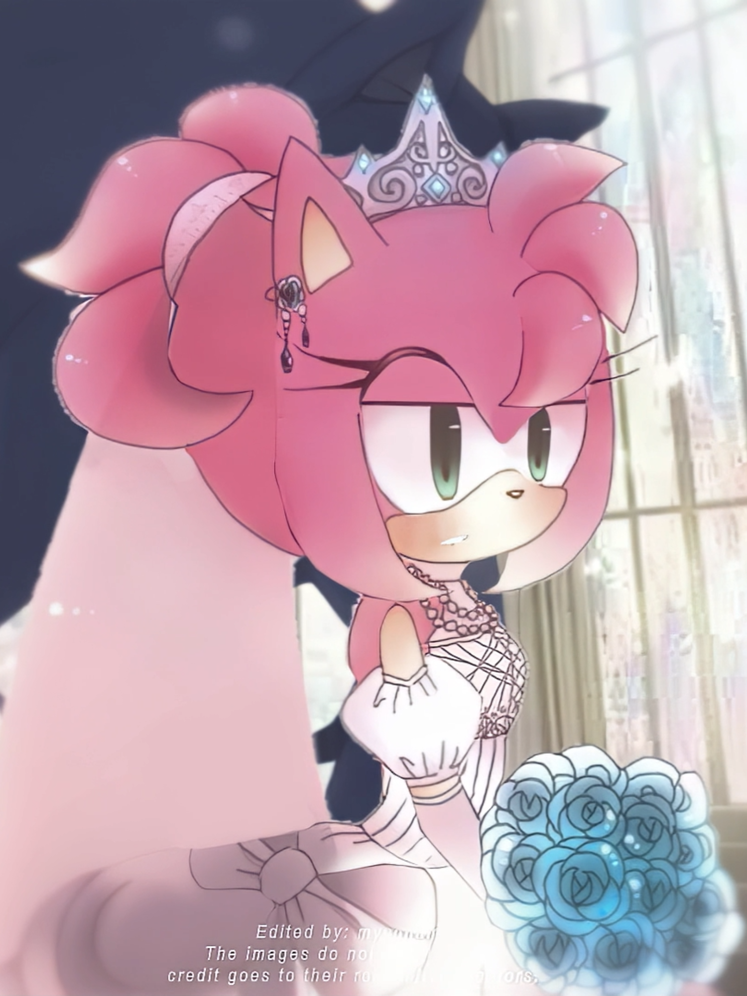 I'm a little scared to post this because I can't draw, I hope you don't hate me :((( Made with respect and love! #sonicthehedgehog #sonicedits #fypツ #amyrose #amy #sonic #shadow #sonamy💙💖 #shadowthedog