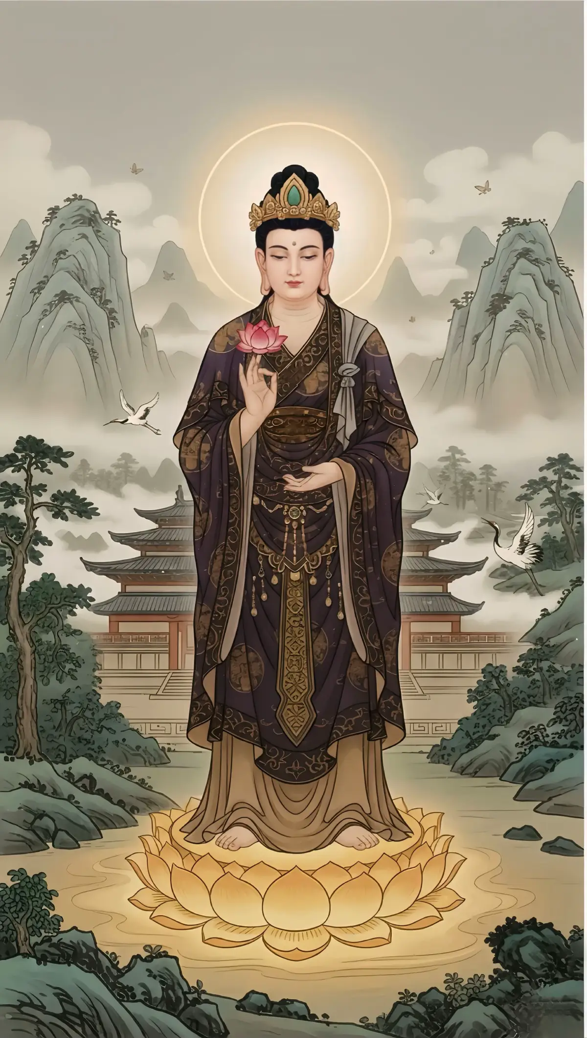 NAM MÔ ĐẠI THẾ CHÍ BỒ TÁT #nammodaithechibotat #guanyin #hinhnen #viral #luctudida 