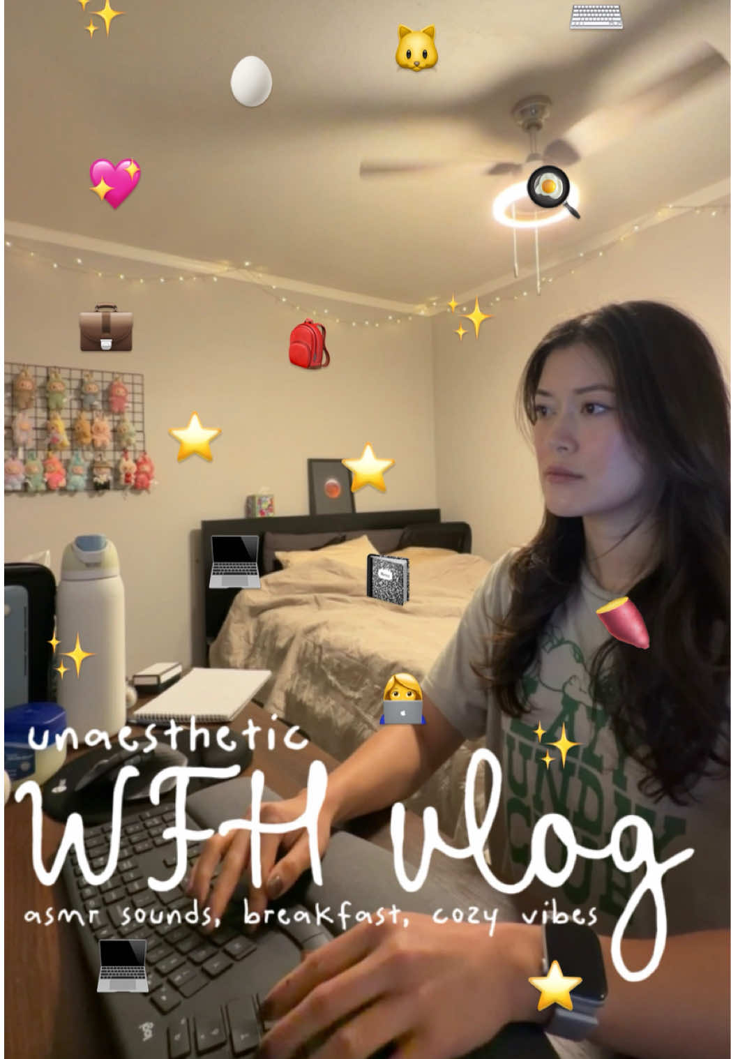 short wfh vlog today ft Luna 🐱 #wfhsetup #cozywfh 