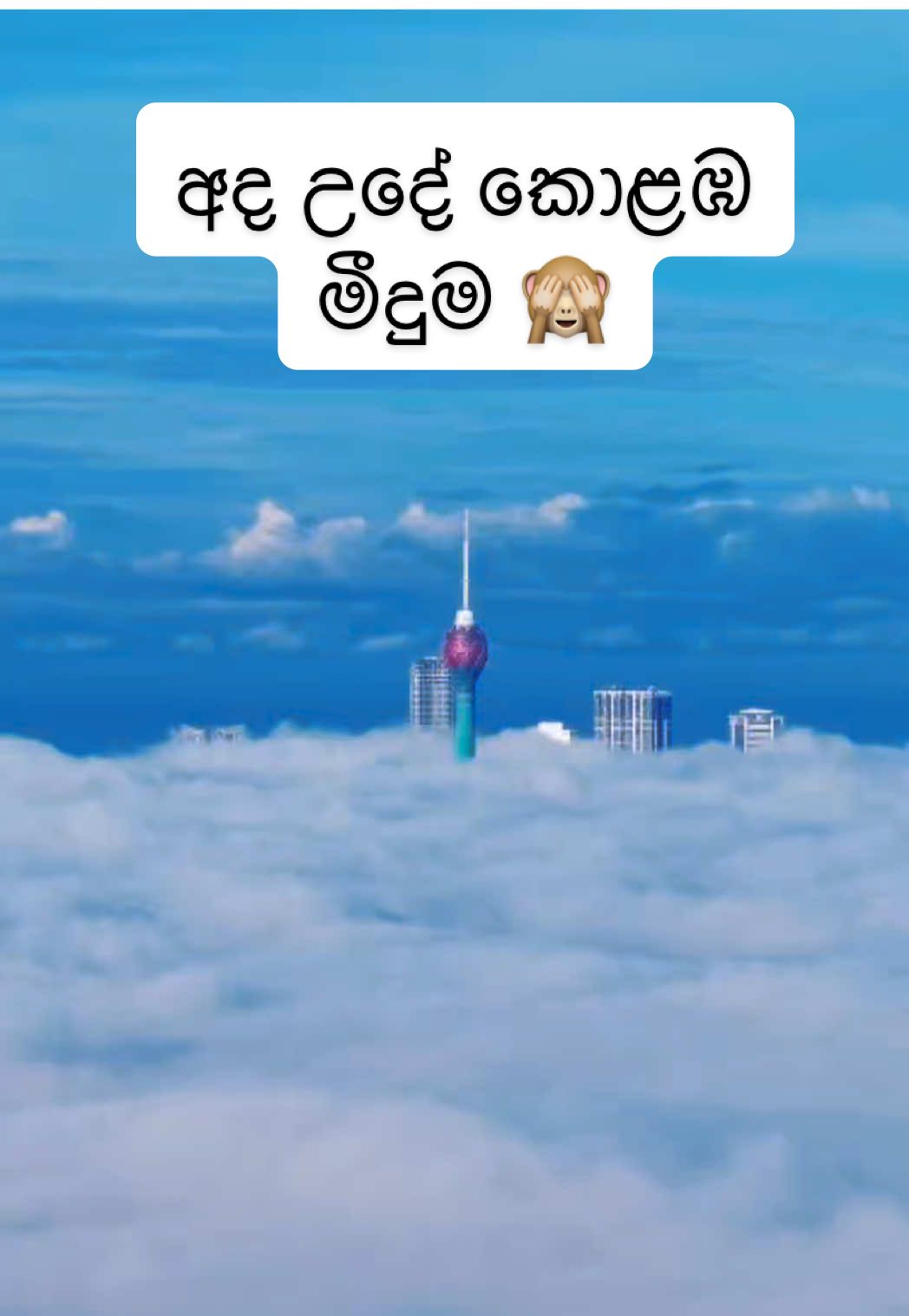 මීදුමෙන් වැසුනු කොළඹ ❤️😘 Drone Shots : Sandun Tharaka  #dronekolla #mist #colombo #tiktokvlog #wolfygirl 