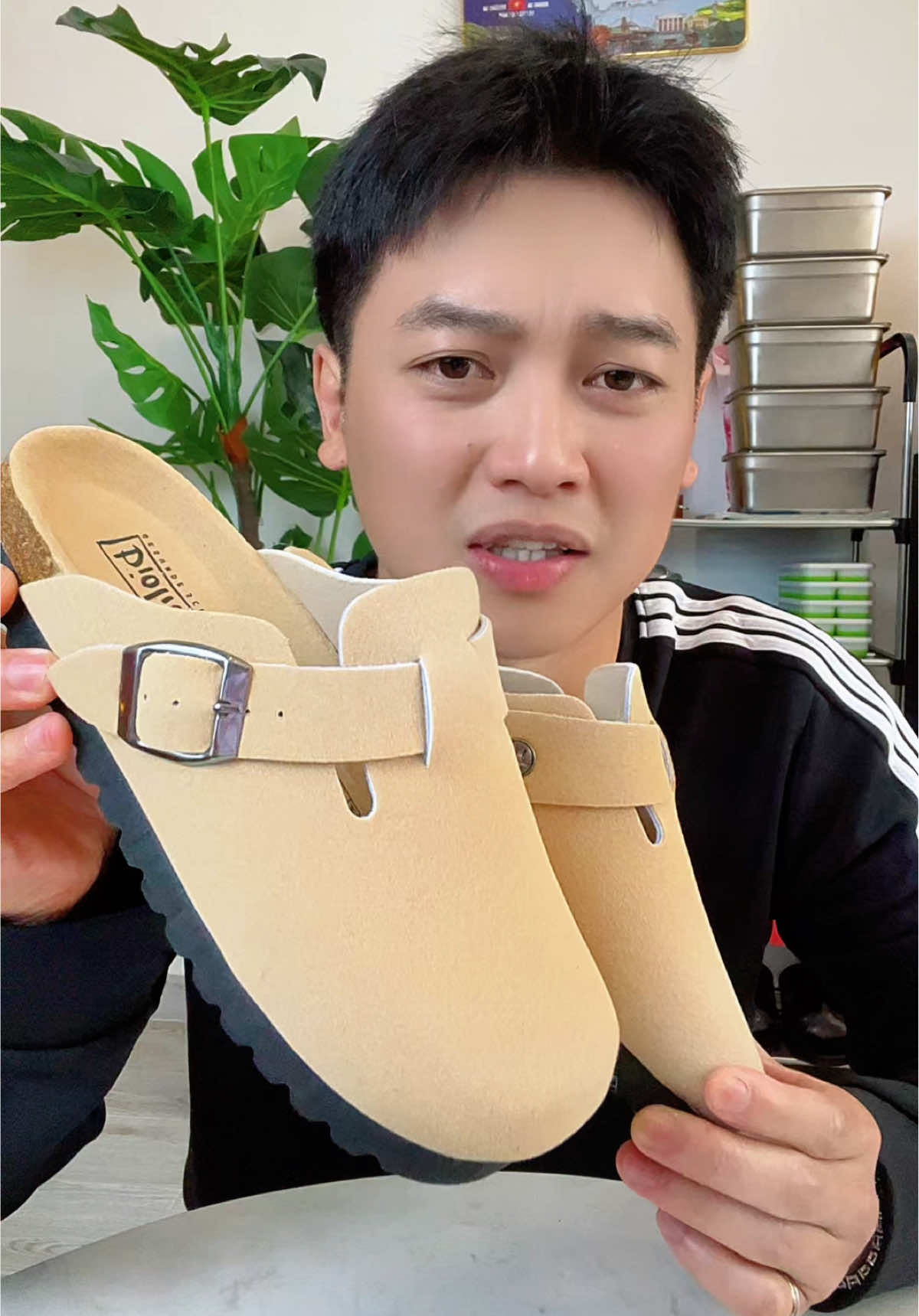 Dép Sục Đế Trấu Birken Boston nam nữ