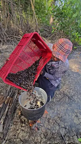 pegando sururu pra comer 