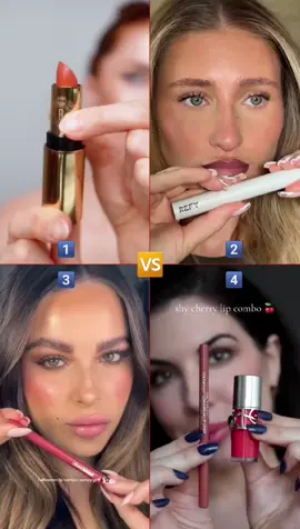 Which One You Like? 1️⃣🆚2️⃣🆚3️⃣🆚4️⃣ #lipstick #transition #foryou #itsfacebeauty #makeup 