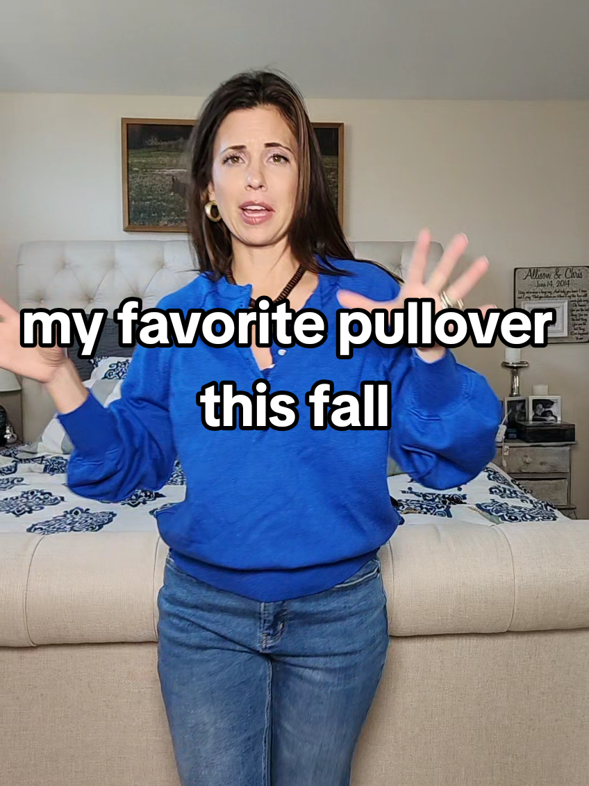 @SCUSTY pullover #petitefashion #grandmillenial #EverydayFashion 