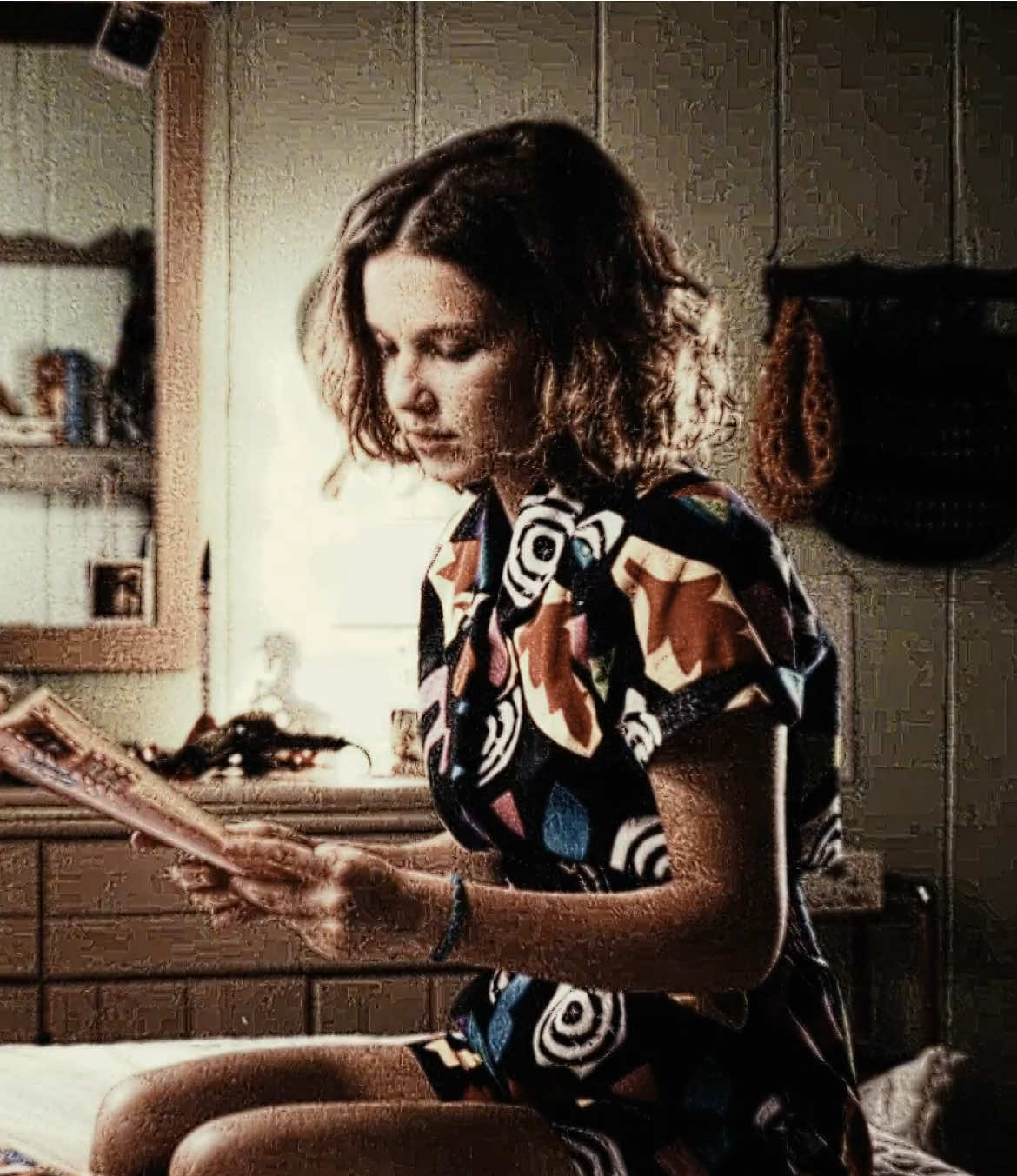 i dont think we’re gonna see her this happy again🥲.                    s5 is soo closeee omgg. [ scp. jcqscenes / cc. me ].  #fyp #foryoupage #strangerthings #eleven #playdate 