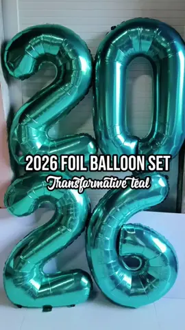 Eto ang EXACT Color of the Year 2026!😍🫶 40-inch Shiny Transformative Teal Foil Balloon. Maganda na sa picture, mas maganda pa sa personal!🥹🥰 Pang-grand New Year party decor! I-checkout mo na sa Yellow Basket bago ka maubusan!😩🛒  #2026foilballoon #2026balloon #balloondecoration #trending #fyp #transformativeteal #2026coloroftheyear #newyeardecor #tealgreen 
