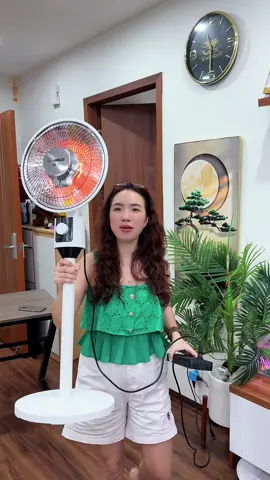 Quạt sưởi gốm 2 mức nhiệt hiệu năng an toàn #xuhuong #quatsuoigom #huyenhomhinh365 