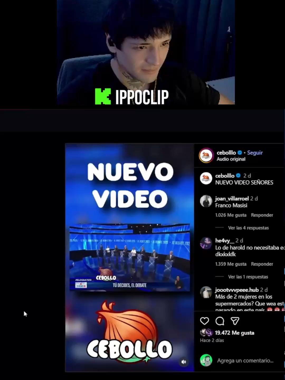 insta: ippoclip #kick #humor #ippoclip #fyp #chile #stream