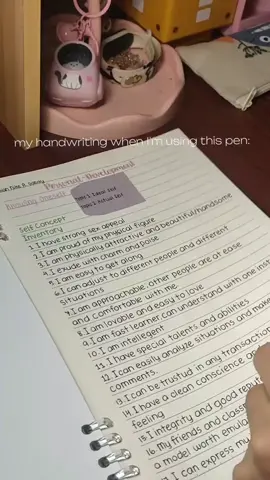 my handwriting using this pen ✍️✨ #fyp #xybca #deli #pen #handwriting 