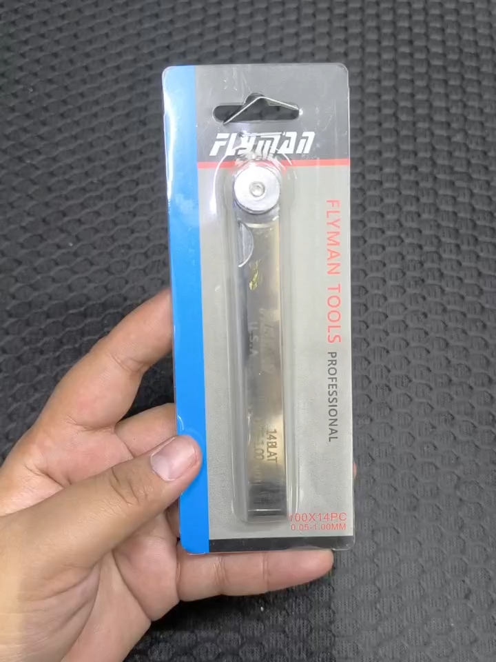 🔧 FLYMAN 14PCS FEELER GAUGE ✅ Complete 14-piece set for accurate gap measuring ️️️️✅ Stainless steel blades – anti-rust at durable ✅ Clear size markings for quick and easy reading ✅ Foldable design – compact at madaling dalhin ️️️️✅ Ideal for engines, spark plugs, carb tuning, and precision work #manongtoolsph #toolsthatworkforyou #budgetfriendly #fypシ