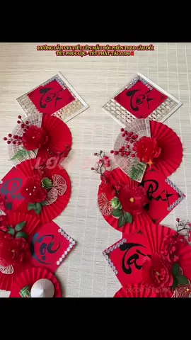 HƯỚNG DẪN CÁC BÁC IU LÊN MẪU CHI TIẾT ĐÔI PHÊN TREO TẾT PHÚC LỘC-TẾT PHÁT TÀI🧧 #viral #decortet #tiemdecorlogi #tet2026 #decor 