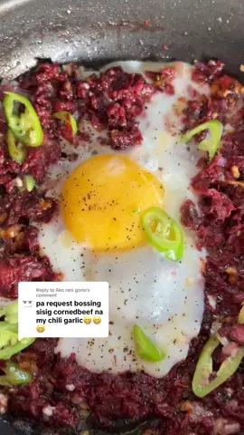Pa request daw corned beef sisig with owrayt ft chili garlic oil  #owraytft #foodtiktok #owraytftsweetchiligarlicoil #fyp #foodtrip 