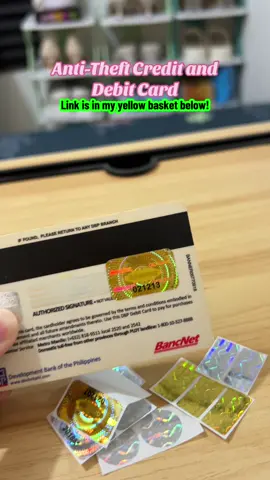 Anti-Theft Credit and Debit Card #debitcard #creditcard #cvvsticker #antitheftsticker #cvvprotectionsticker 
