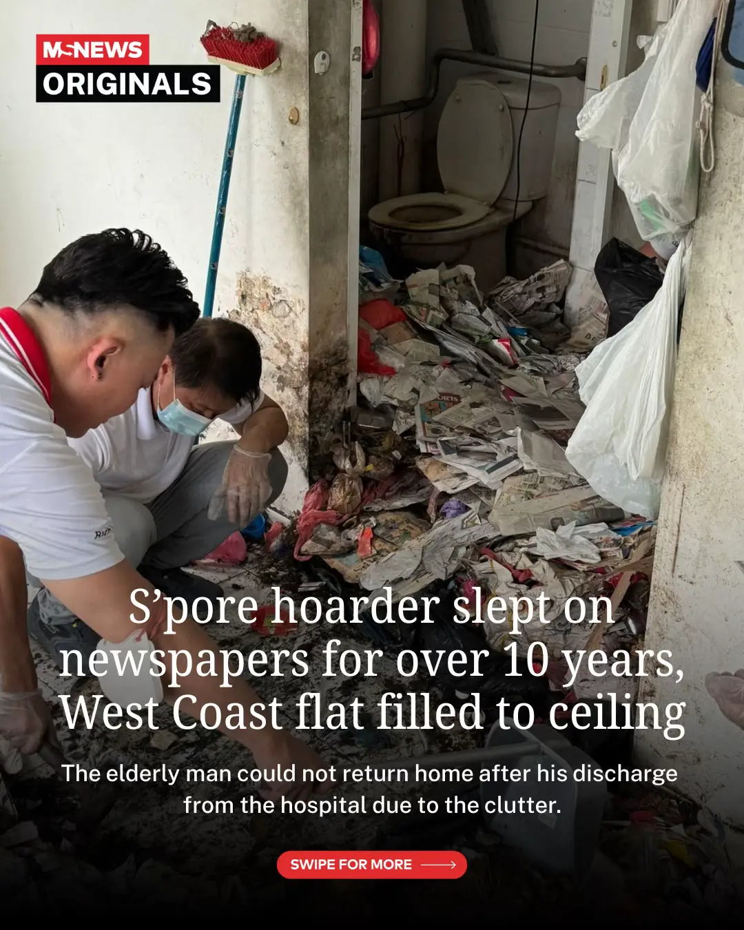 One of the volunteers said the house was akin to a 