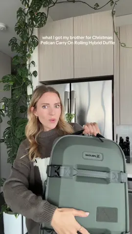 Christmas gift for my brother who loves and adventure! The @Pelican hydrid duffle carry on #christmasgiftideas #christmasgiftideasforhim #brothergift  