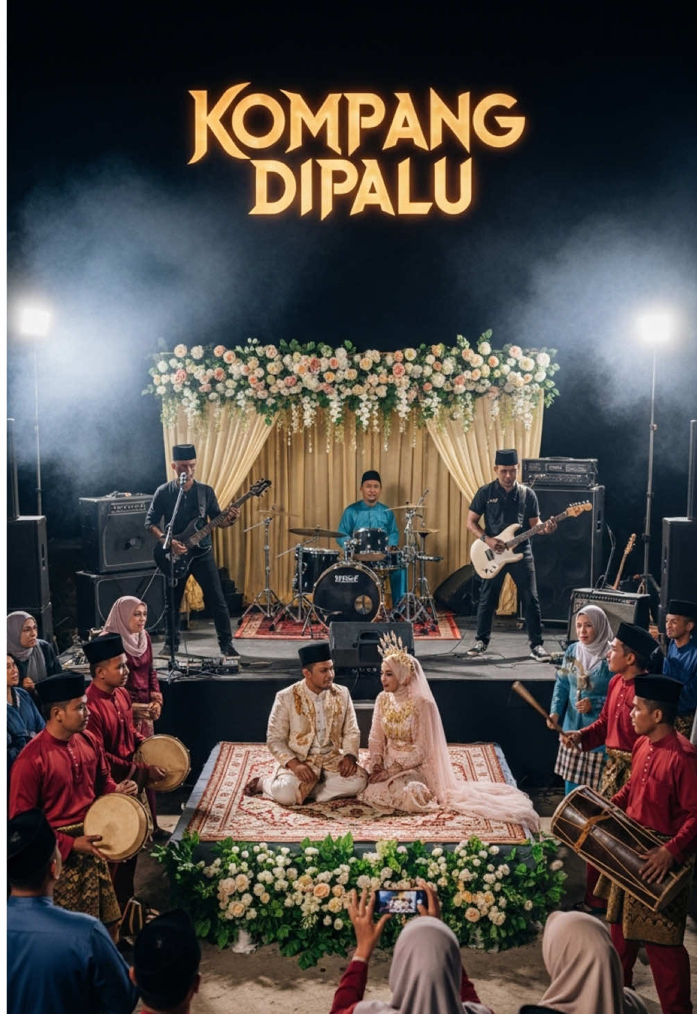 Kompang Dipalu – Waheeda & Izzam (Metal Cover by yoyokids) ⚡🔥 Bila kompang tradisi bertembung dengan gitar besi… Versi metal ni memang lain macam — rentak kahwin jadi ganas, groove Melayu masih padu, tapi distorsi meletup sampai gegar pelamin! 🎤 Credit penuh hormat kepada penyanyi & pencipta asal lagu ini. Versi metal ni cuma tanda tribute kami kepada karya legend yang tak lapuk dek zaman. 👊🔥 Yoyokids bawakan “Kompang Dipalu” dengan nafas baru — lebih garang, lebih bertenaga, lebih epik. Kalau dengar sekali, confirm nak replay! #K#KompangDipaluM#MetalCoverY#YoyokidsW#WaheedaIzzam