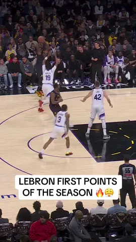 LeBron locked in now. 🔥 #NBA #bball #lakers #lebronjames #lakers 