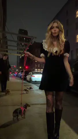 Late night dog walk fit check 🌭💋