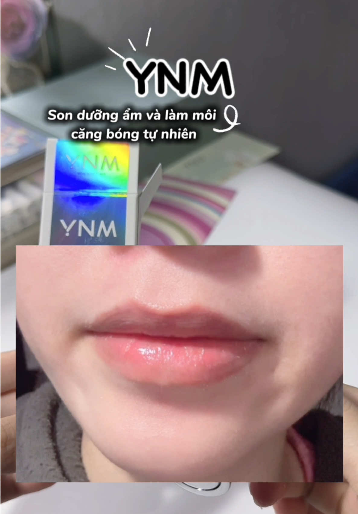 Son dưỡng môi từ không màu đến có màu của nhà YNM #lipbalm #sonduong #ynm #fyp #uocduoclenxuhuong 