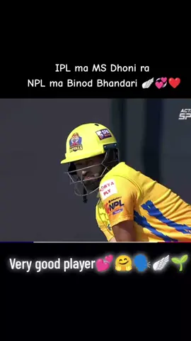 IPL ma MS Dhoni ra  NPL ma Binod Bhandari 🪽💞❤️#foryoupage #keeploving #nplseason2 #creatorsearchinsight #npl 
