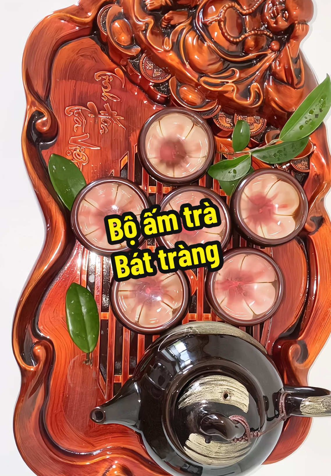 Bộ ấm trà men hoả biến cao cấp Vàng đen Bát tràng ,đẹp ,sang ạ#cobinhtaphoa #taphoagiadung #amchen #amtrabattrang 