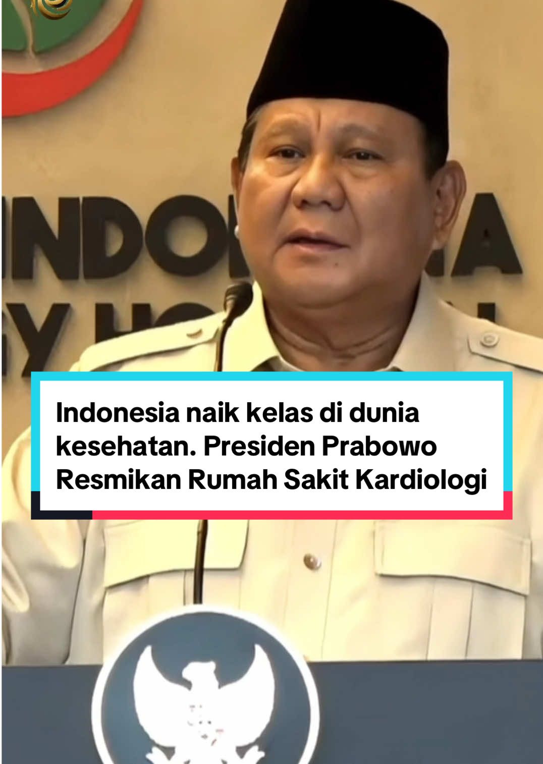 Indonesia naik kelas di dunia kesehatan. Presiden Prabowo meresmikan Rumah Sakit Kardiologi Emirates–Indonesia, fasilitas yang disebut sebagai salah satu yang tercanggih di seluruh Indonesia, bahkan hanya ada empat rumah sakit yang punya peralatan se-advanced ini, dan Jawa Tengah kini punya satu-satunya. #fyp #prabowo #prabowosubianto #rumahsakit #tiktokpelitfyp 