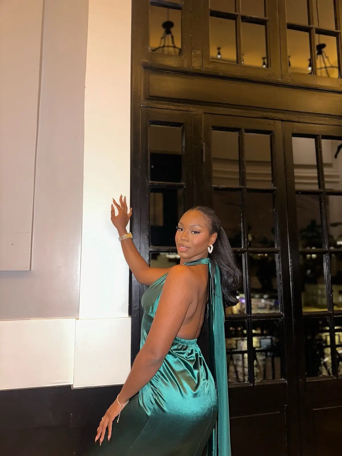 Replying to @MK Moore 🧚🏾✨ yall overwhelmingly chose dress number 2 and it was a huge hit!! I knew yall wouldn’t steer me wrong 🤗🤞🏾 #weddingguestdress #fyp 